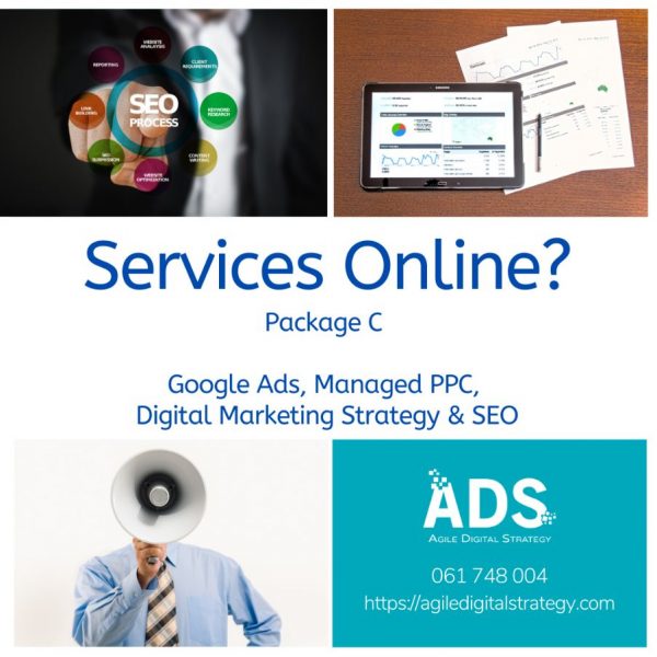 Trading Online Voucher Packages with Agile Digital Strategy package c with SEO