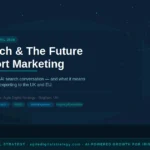 Niamh Hogan at BrightonSEO April 2026 — AI search and export growth strategy, Brighton UK