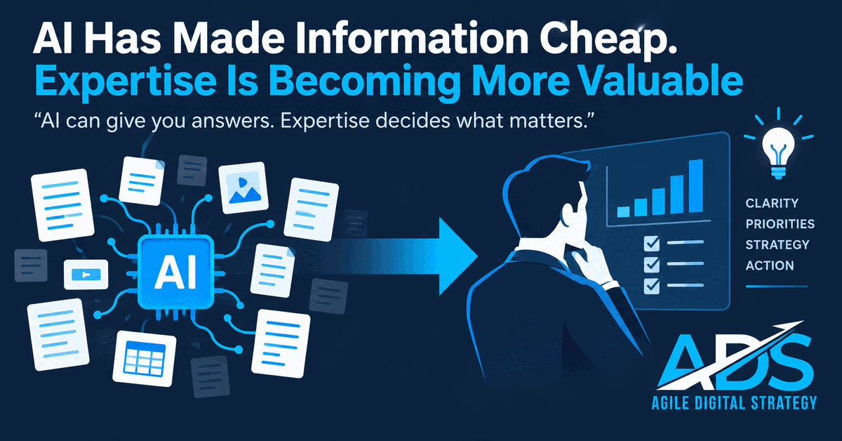 AI information and human expertise – Agile Digital Strategy